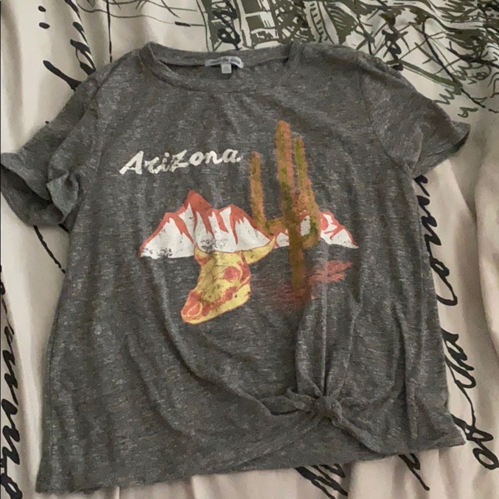 charlotte russe cropped tee